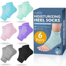 Meias Hidratantes TEAWOO para Calcanhares Rachados - Pacote com 6 Pares