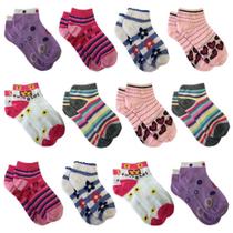 Meias Infantil Kit 12 Pares De 6 A 8 Anos Feminina Sortidas Criança Meias Infantil Kit 12 Pares De 6 A 8 Anos Feminina Sortidas Criança