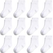 Meias infantis Aroveea Non Slip Grip, pacote com 12, 6 a 12 meses Meias infantis Aroveea Non Slip Grip, pacote com 12, 6 a 12 meses