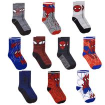 Meias Infantis Marvel Homem-Aranha Pacote com 10 Modelos para Meninos Meias Infantis Marvel Homem-Aranha Pacote com 10 Modelos para Meninos