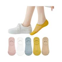 Meias Invisíveis Antiderrapantes De Silicone Para Mulheres, Respirável E Absorvente De Suor Para