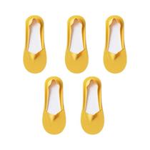 Meias Invisíveis De Silicone Respiráveis Para Mulheres, 5 Pares, Confortáveis, Ultra-finas, Sem