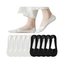 Meias Invisíveis Finas De Algodão Para Mulheres, 10 Pares, Respirável, Casuais Para O Verão