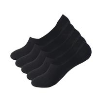 Meias Invisíveis Masculinas De Algodão Com Silicone Antiderrapante, Sem Costura, Respiráveis, Finas,