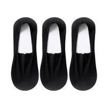 Meias Invisíveis Masculinas Finas E Respiráveis Para Verão, 3 Pares, Antiderrapantes, De Silicone,