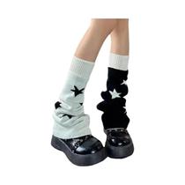 Meias Largas Com Elementos De Caveira Estilo Harajuku, Outono Inverno, Lolita Y2K, Ajuste Slim,