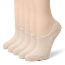 Meias Leotruny, almofada, absorvente de suor, não aparece para mulheres, bege Meias Leotruny, almofada, absorvente de suor, não aparece para mulheres, bege