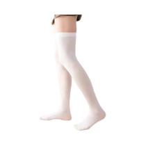 Meias Listradas De Cosplay Femininas De 50cm Até a Coxa Para Halloween, Meias Longas Casuais