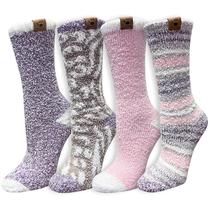 Meias Lounge BEARPAW Cozy Super Soft - Pacote com 4 Pares