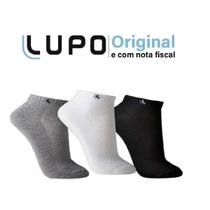 Meias lupo cano curto au sport algodão kit c/ 6 pares 63225