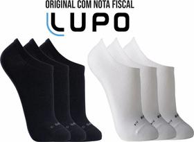 Meias Lupo - Kit C/ 6 Pares Meias Invisível Lupo Soquete Ref.3270