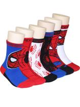Meias Marvel Super Hero Adventures Spider-Man Boys 4T-5T Meias Marvel Super Hero Adventures Spider-Man Boys 4T-5T