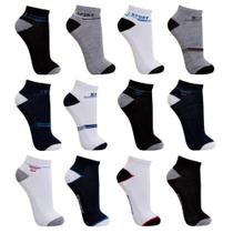 Meias Masculina Soquete Estampadas Algodão Kit 12 Pares de Meias - Hangar Moriah