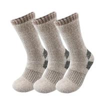 Meias Masculinas De Inverno, Grossas, Térmicas, De Cano Médio, De Lã, Para Esqui, Esportes, 3 Pares