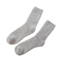 Meias Masculinas De Inverno Quentes De Lã Merino E Pelo De Coelho, Grossas, Resistentes Ao Frio E