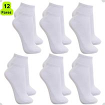 Meias Masculino Kit 12 Pares Soquete