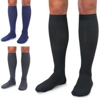 Meias médicas de compressão UUSOCKS 3 pares de 20-30 mmHg na altura do joelho Meias médicas de compressão UUSOCKS 3 pares de 20-30 mmHg na altura do joelho