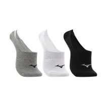 Meias Mizuno Basic Trimiz Kit 3 Peças Invisivel Meias Mizuno Basic Trimiz Kit 3 Peças Invisivel