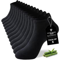 Meias Niorasen de Rayon de Bambu Respirável Cano Baixo 6 Pares Meias Niorasen de Rayon de Bambu Respirável Cano Baixo 6 Pares