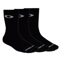 Meias Oakley Cano Longo Essential Crew Sock 3 Pack