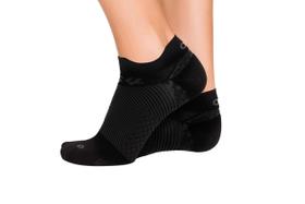Meias OrthoSleeve para fascite plantar unissex até o joelho, pretas