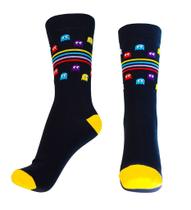 Meias Pacman Fantasmas e Listrinhas Meias Pacman Fantasmas e Listrinhas