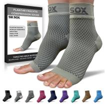 Meias para alívio da fascite plantar SB SOX Night Splint Grey M