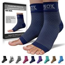 Meias para alívio da fascite plantar SB SOX Night Splint Navy M