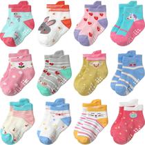Meias para bebês Aroveea, antiderrapantes, tornozelo, 1 a 3 anos, pacote com 12 Meias para bebês Aroveea, antiderrapantes, tornozelo, 1 a 3 anos, pacote com 12