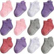 Meias para bebês Aroveea, antiderrapantes, tornozelo, 5 a 7 anos, pacote com 12 Meias para bebês Aroveea, antiderrapantes, tornozelo, 5 a 7 anos, pacote com 12