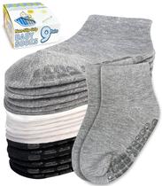 Meias para bebês Simply Kids Grippy 12-18 meses 1-3 anos 9 pares Meias para bebês Simply Kids Grippy 12-18 meses 1-3 anos 9 pares