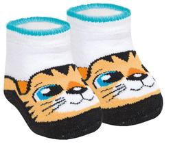 Meias Para Recém Nascido Bebê Menino Tigre - Selene