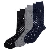 Meias Polo Ralph Lauren Argyle Pattern Dress Crew Men Meias Polo Ralph Lauren Argyle Pattern Dress Crew Men