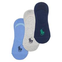 Meias Polo Ralph Lauren Athletic leves, 3 pares, azul marinho