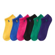 Meias Polo Ralph Lauren, meia almofada decotada, femininas de 9 a 11 anos, EUA Meias Polo Ralph Lauren, meia almofada decotada, femininas de 9 a 11 anos, EUA