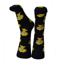Meias pretas Lisa Simpson