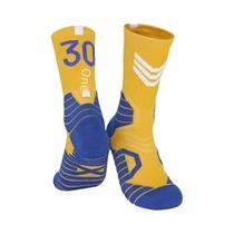 Meias Profissionais De Basquete Masculinas Antiderrapantes Até O Meio Da Panturrilha Com Fundo