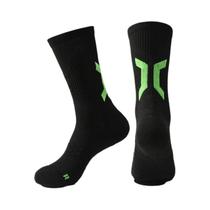 Meias Profissionais De Basquete Masculinas Respiráveis Longas Com Sola De Toalha Grossa