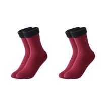 Meias Quentes E Grossas De Inverno Para Mulheres E Homens, Meias Térmicas De Veludo, Lã E Cashmere