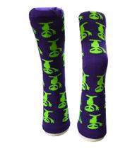 Meias "Saudações, humanos" (tamanho único)