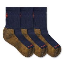 Meias Smartwool Kids Hike Light Cushion Cano Médio 3 Unidades Azul Marinho