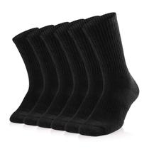 Meias SOX TOWN Cano Médio Acolchoadas com Controle de Umidade Preto