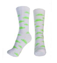 Meias Space Invaders Branca