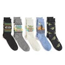 Meias STAR WARS Mandalorian, pacote com 5, para homens, tamanho 10-13 Meias STAR WARS Mandalorian, pacote com 5, para homens, tamanho 10-13