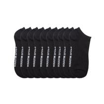 Meias Steve Madden Legwear Basic Solid Low Cuts pretas Meias Steve Madden Legwear Basic Solid Low Cuts pretas