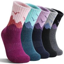 Meias Térmicas de Lã Merino para Caminhada EBMORE 5 Pares M Meias Térmicas de Lã Merino para Caminhada EBMORE 5 Pares M