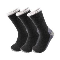 Meias Térmicas Masculinas De Lã Merino Para Inverno, 3 Pares, Super Grossas, Com Forro De Lã E Laço Meias Térmicas Masculinas De Lã Merino Para Inverno, 3 Pares, Super Grossas, Com Forro De Lã E Laço