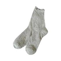 Meias Tubulares Femininas De Malha Vazada, 5 Pares, Estilo Fino Com Boca Solta, Tendência Primavera
