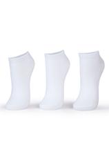 Meias Unisex Kit 06 Pares Soquete Cano Curto 36 A 44 BRANCO