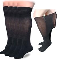 Meias VEIGIKE Extra Wide Linfedema Bariátrico até o Joelho Pretas Meias VEIGIKE Extra Wide Linfedema Bariátrico até o Joelho Pretas